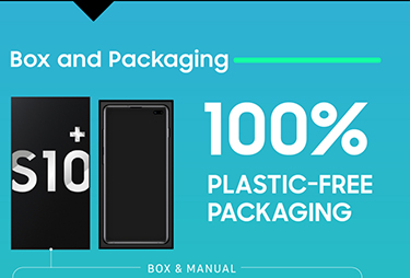 Galaxy S10系列，三星電子的首款無(wú)塑料環(huán)保包裝。